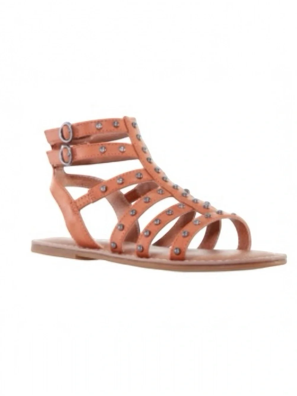Nina Edie Gladiator Sandals Tan Studded | Girls Size 12